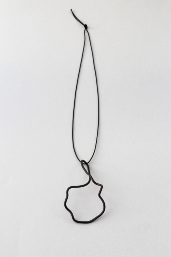 Debbie Adamson. Wire pendant. Steel, synthetic thread. 2015